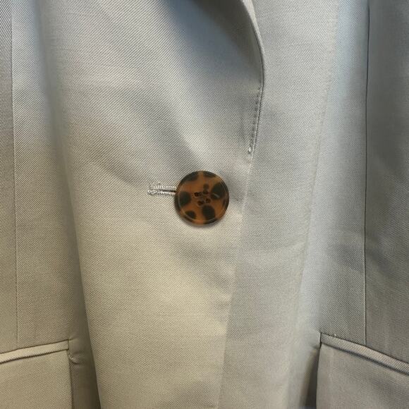 Danielle Bernstein WeWoreWhat Light Gray Oversized Blazer Career‎ Office Small - Picture 6 of 11